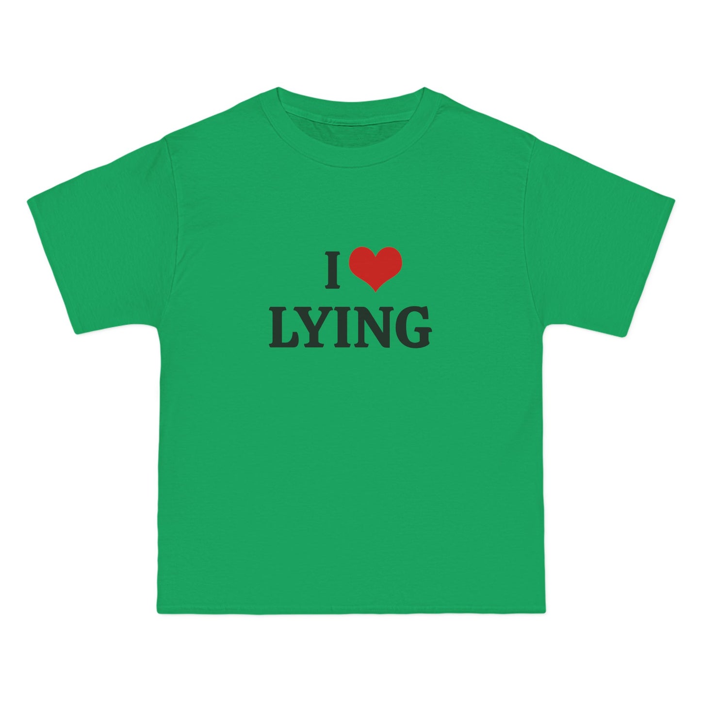 I Love Lying - Graphic Beefy-T®  Short-Sleeve T-Shirt