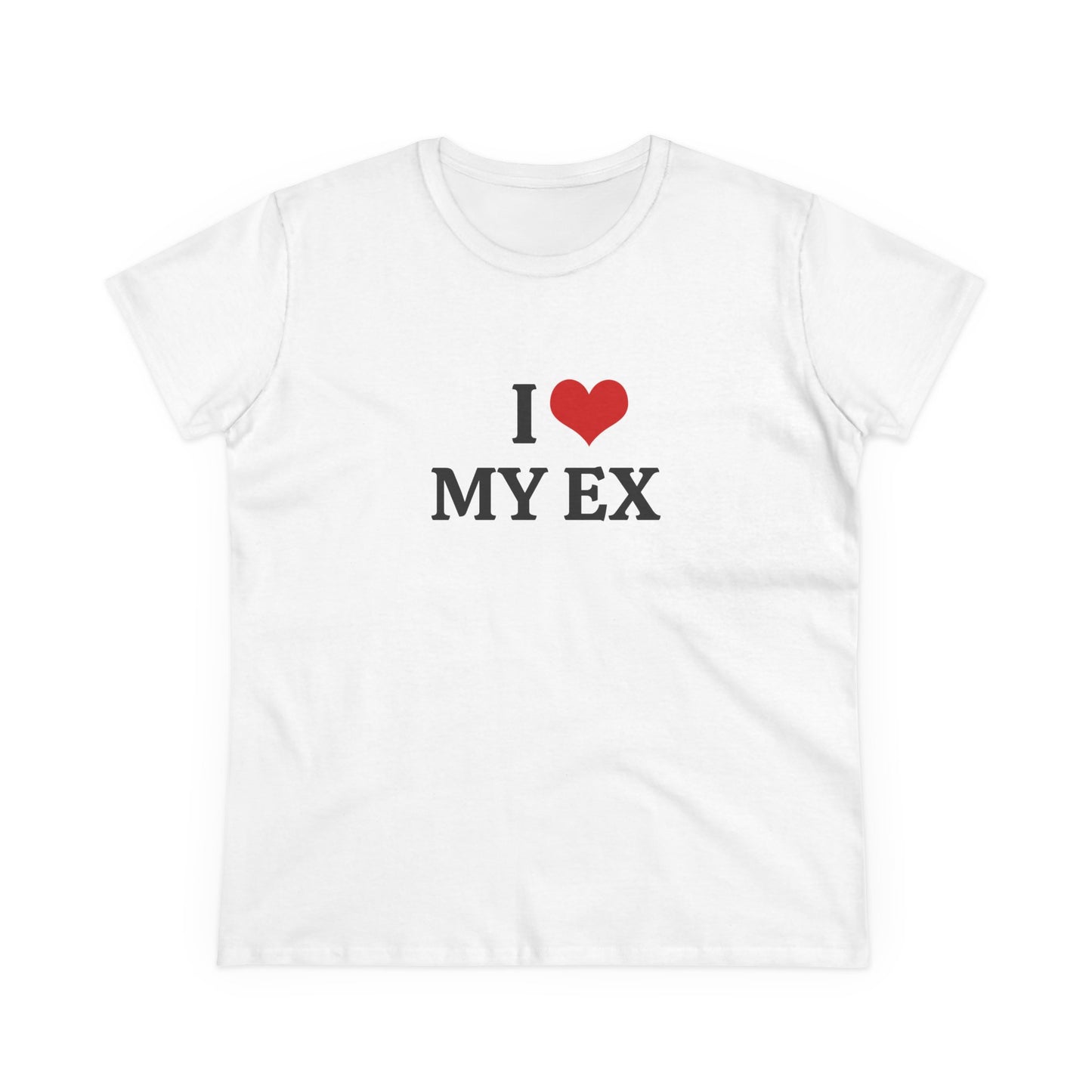 I Love My Ex - Graphic Adult Humour Cotton Tee