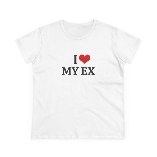 I Love My Ex - Graphic Adult Humour Cotton Tee