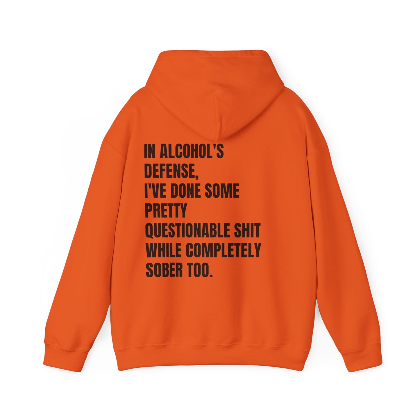 In Alcohol's Defense - Unisex Heavy Blend™ Hooded Sweatshirt