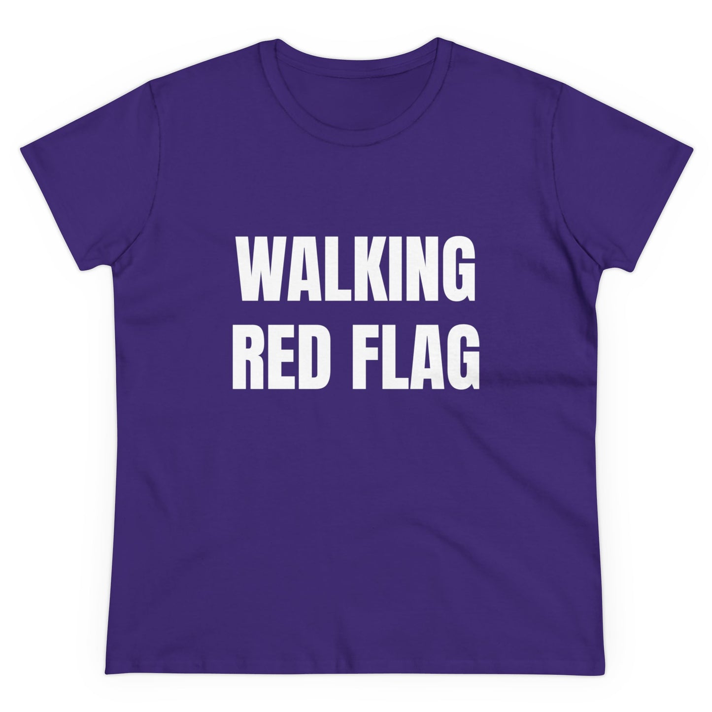 Walking Red Flag - Graphic Cotton Tee