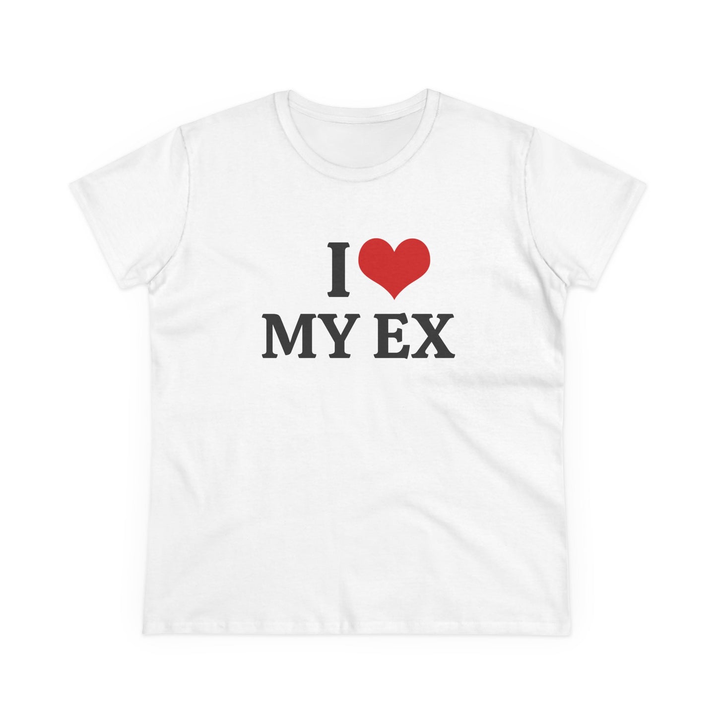 I Love My Ex - Graphic Adult Humour Cotton Tee