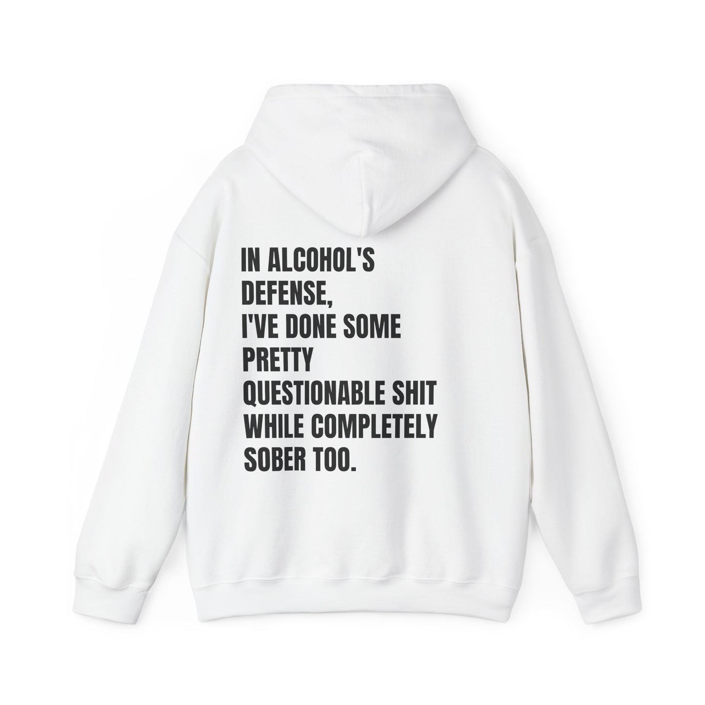 In Alcohol's Defense - Unisex Heavy Blend™ Hooded Sweatshirt