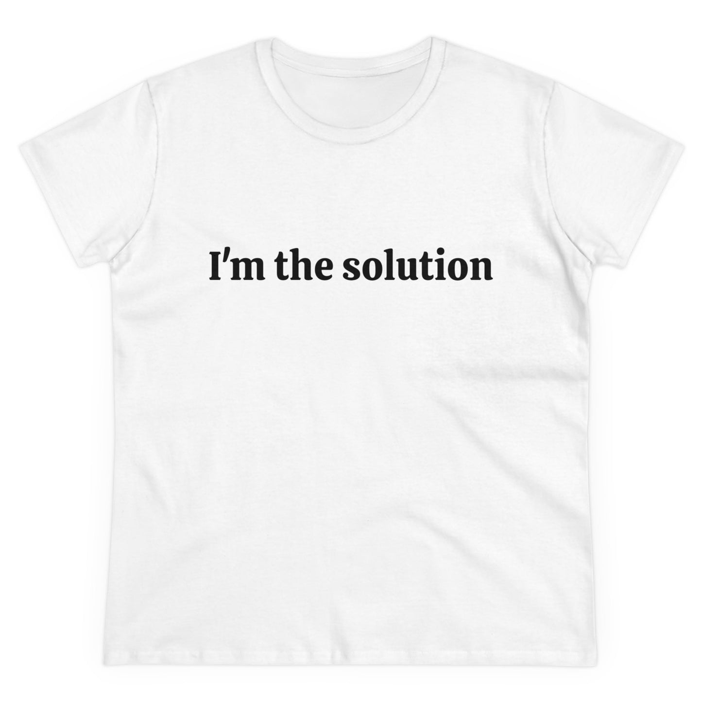 I'm The Solution - Graphic Cotton Tee