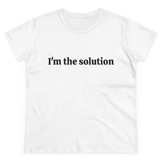 I'm The Solution - Graphic Cotton Tee