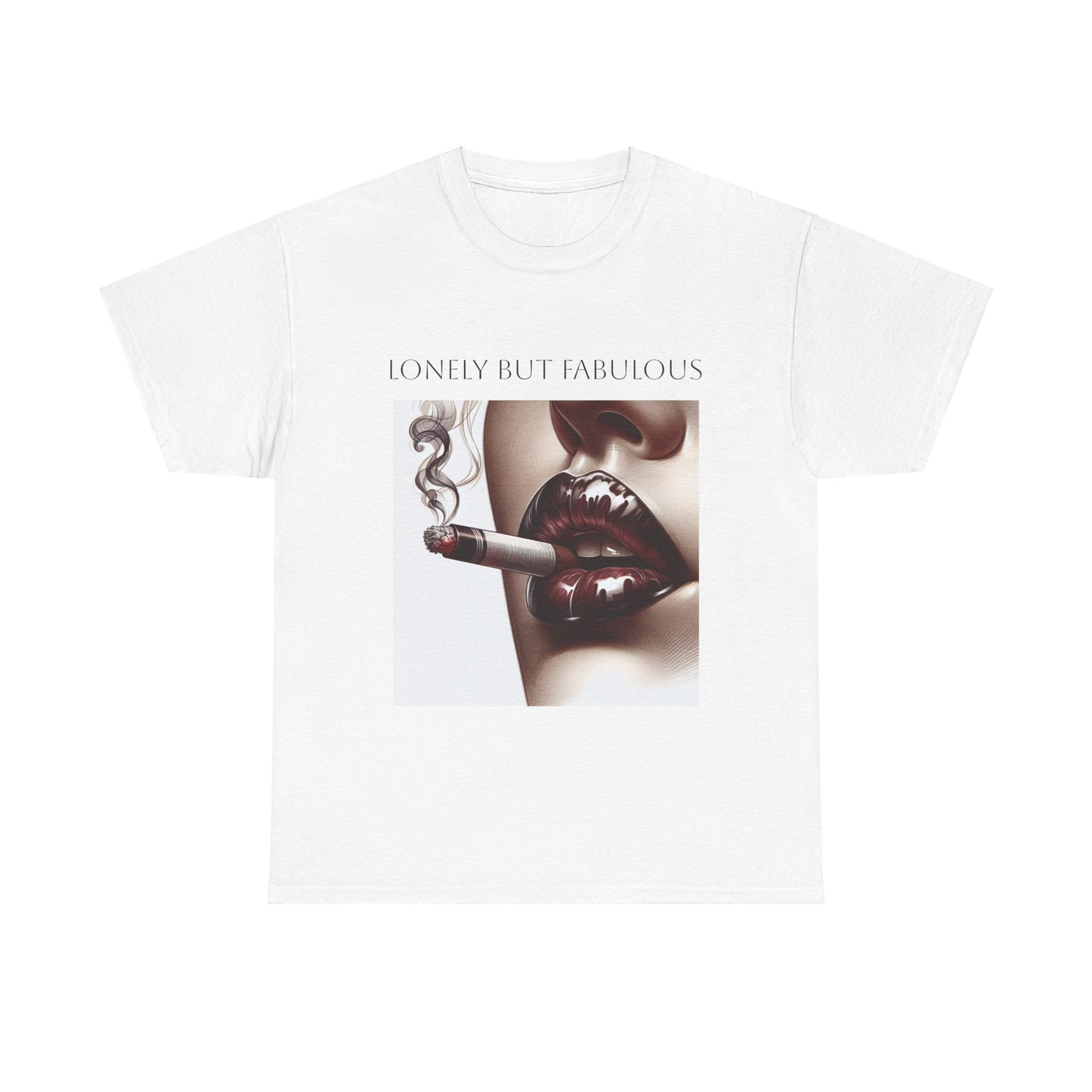 Lonely But Fabulous - Graphic Unisex Heavy Cotton Tee