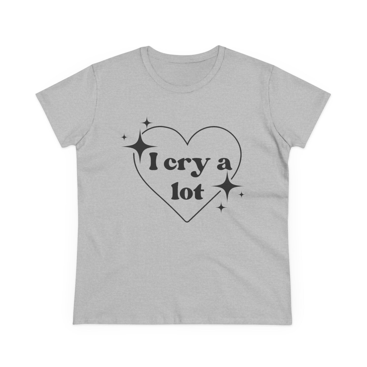 I Cry A Lot - Graphic CryBaby Cotton Tee