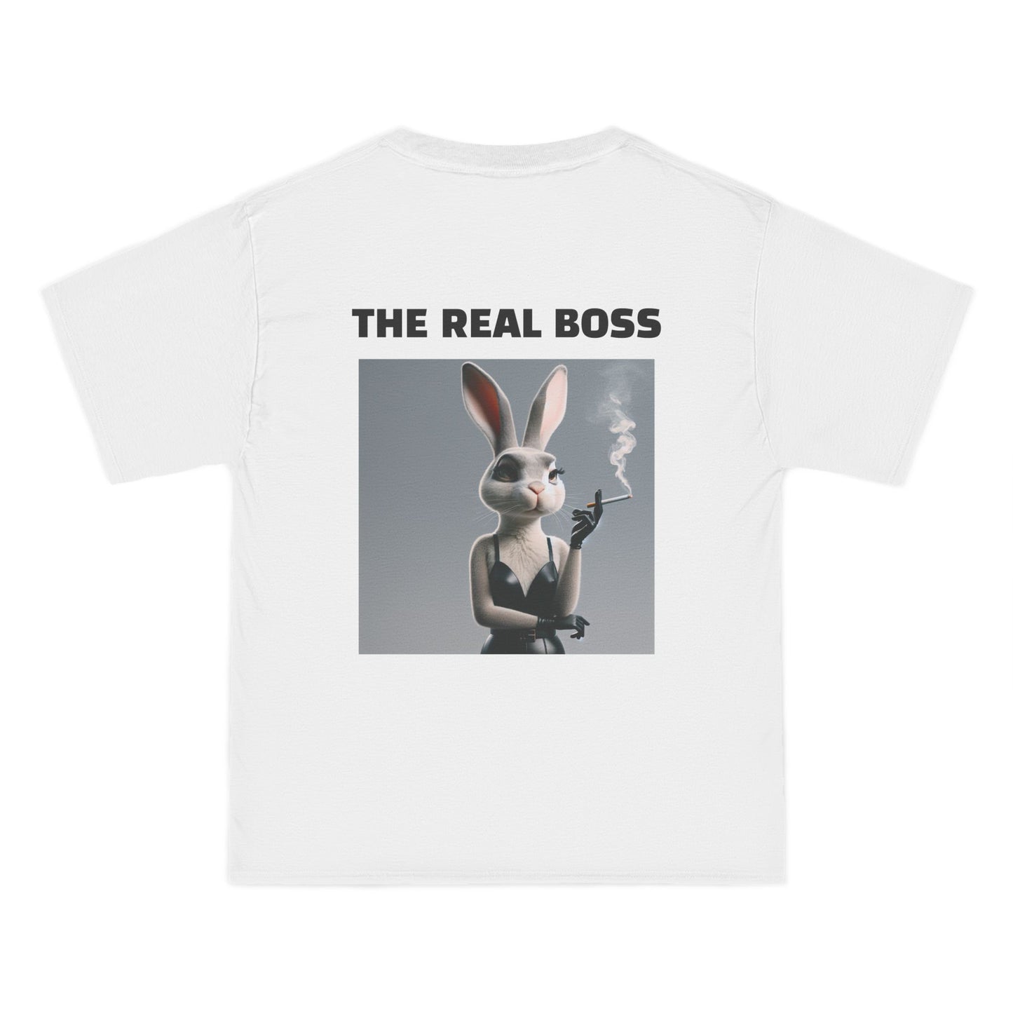 The REAL BOSS - Hers Graphic Unisex 2/2 Beefy-T®  Short-Sleeve T-Shirt