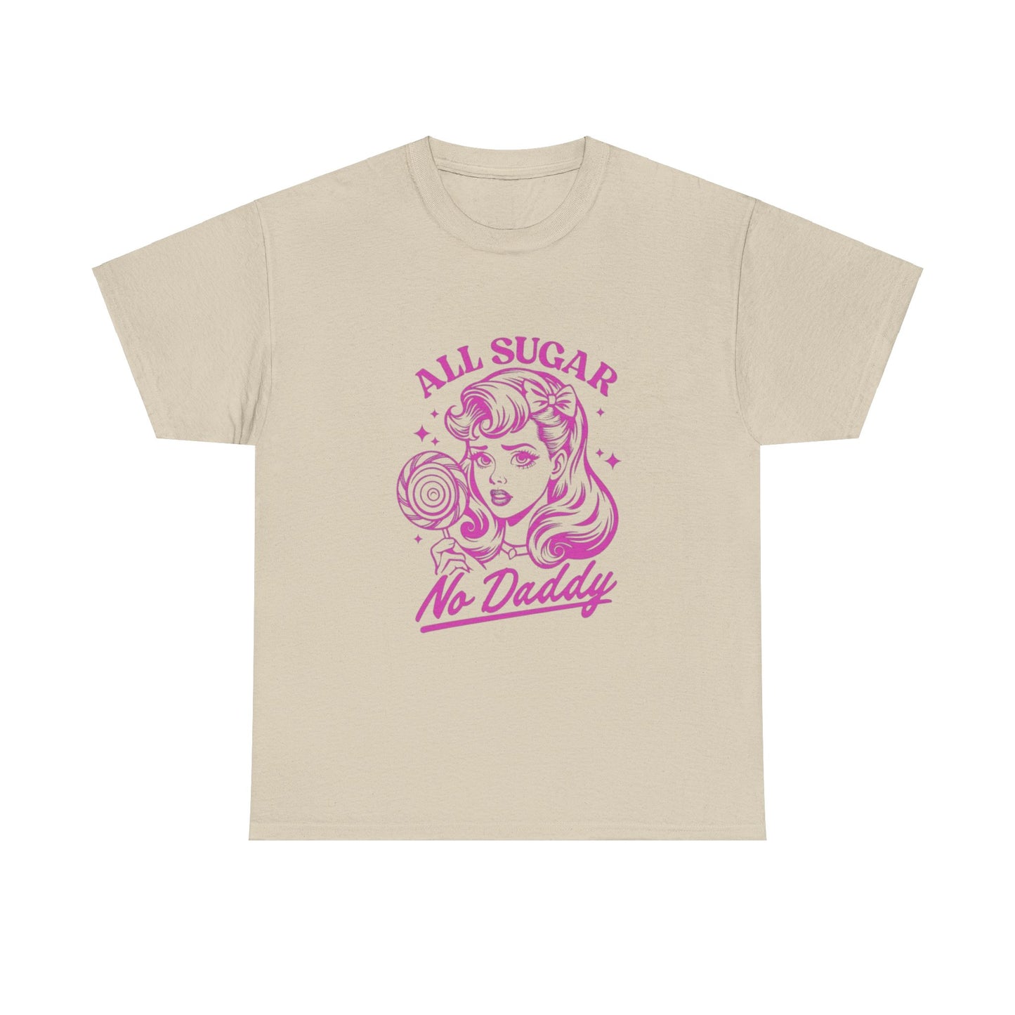 All Sugar, No Daddy - Graphic Unisex Heavy Cotton Tee