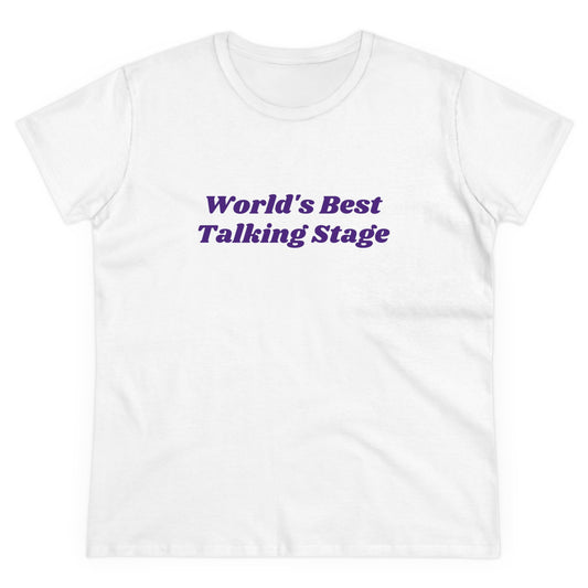 Worlds Best Talking Stage Graphic Cotton Tee