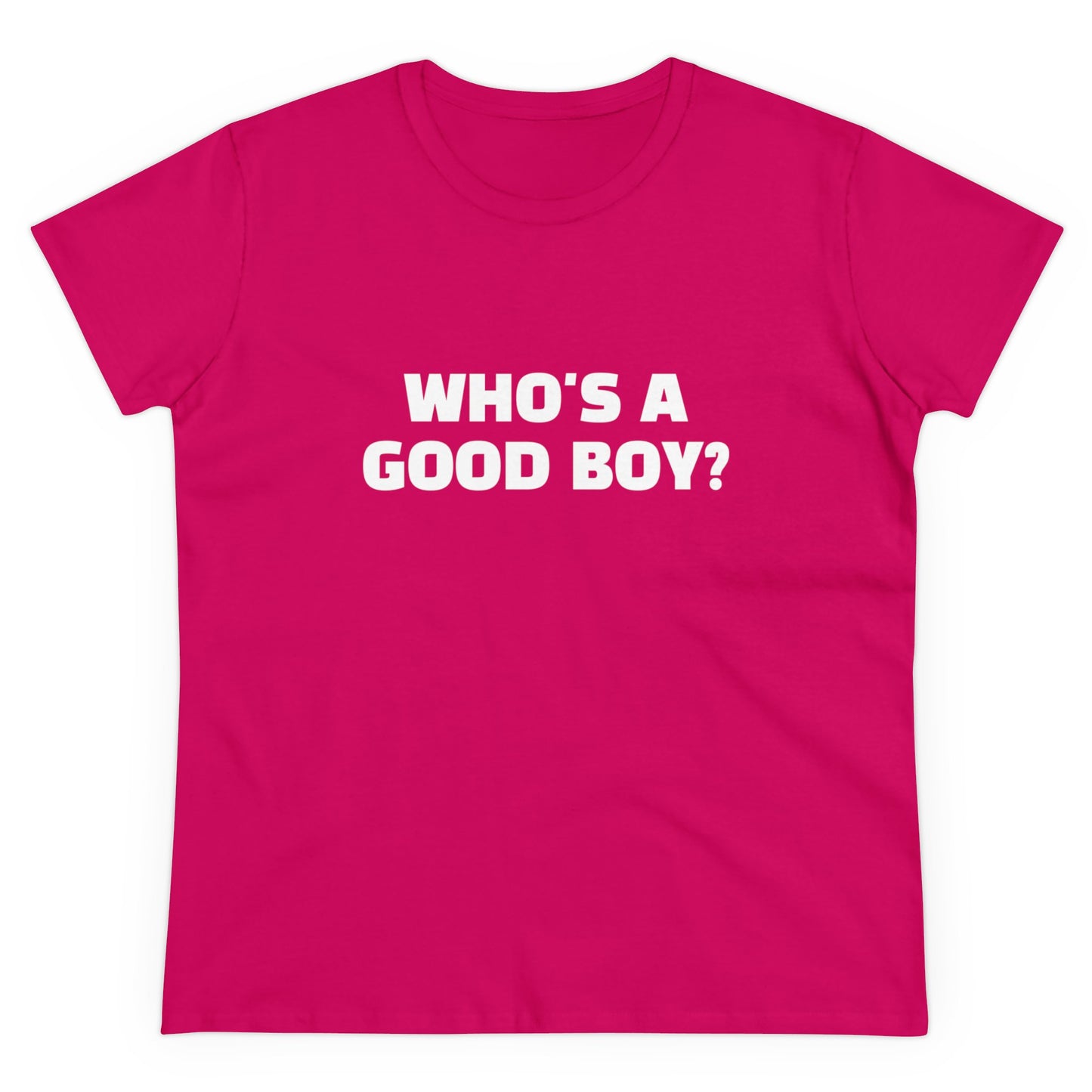 Who's a good boy? - Graphic Cotton T-Shirt