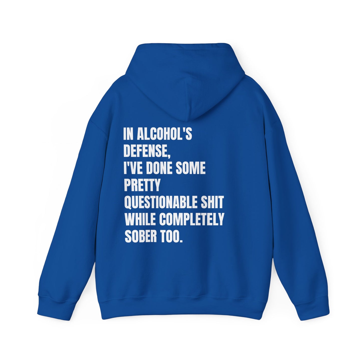 In Alcohol's Defense - Unisex Heavy Blend™ Hooded Sweatshirt